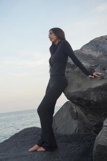 Foldover Flare Pant